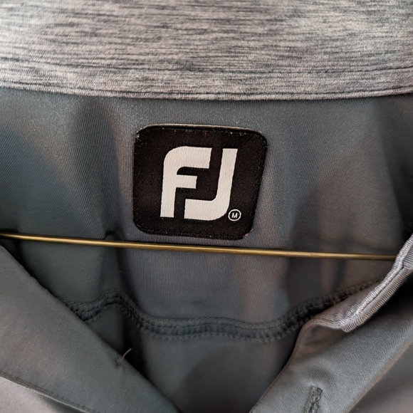 FootJoy Men's Heathered Gray Polo Medium - Picture 3 of 6